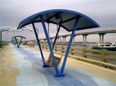Spencer Fabrications Streetscape Shelter w/ Swing