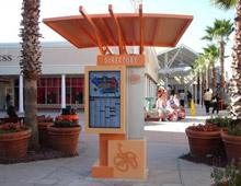 Custom Fabrication of a Kiosk Directory for the Retail Industry